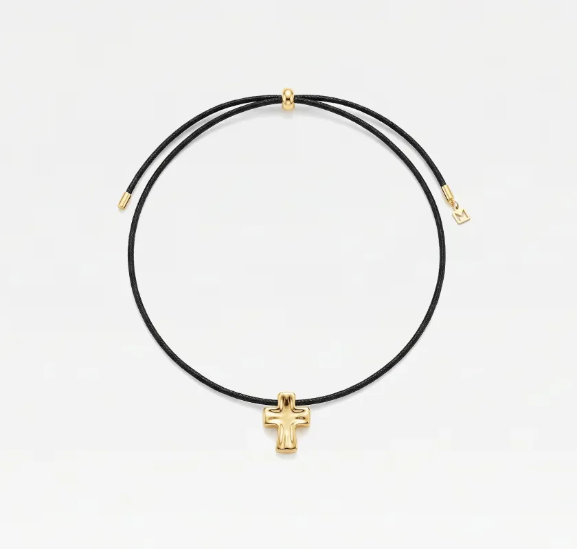 THE CROSS CORD NECKLACE sold by The M Jewelers