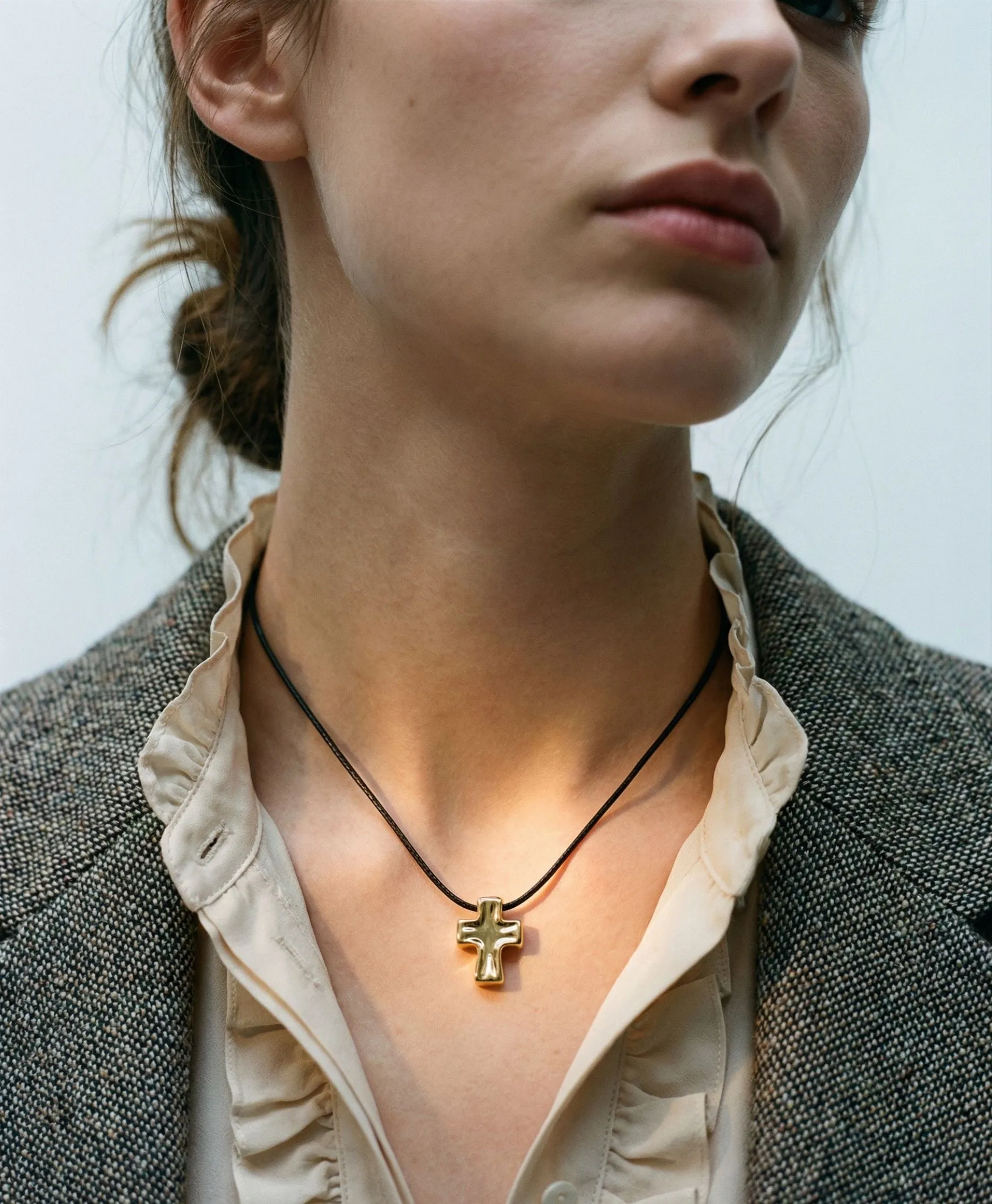 THE CROSS CORD NECKLACE sold by The M Jewelers product image thumbnail 3