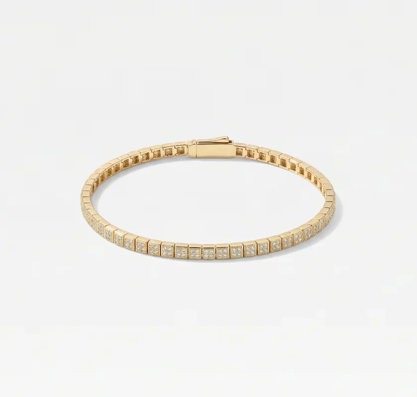 THE MIA TENNIS BRACELET made by The M Jewelers