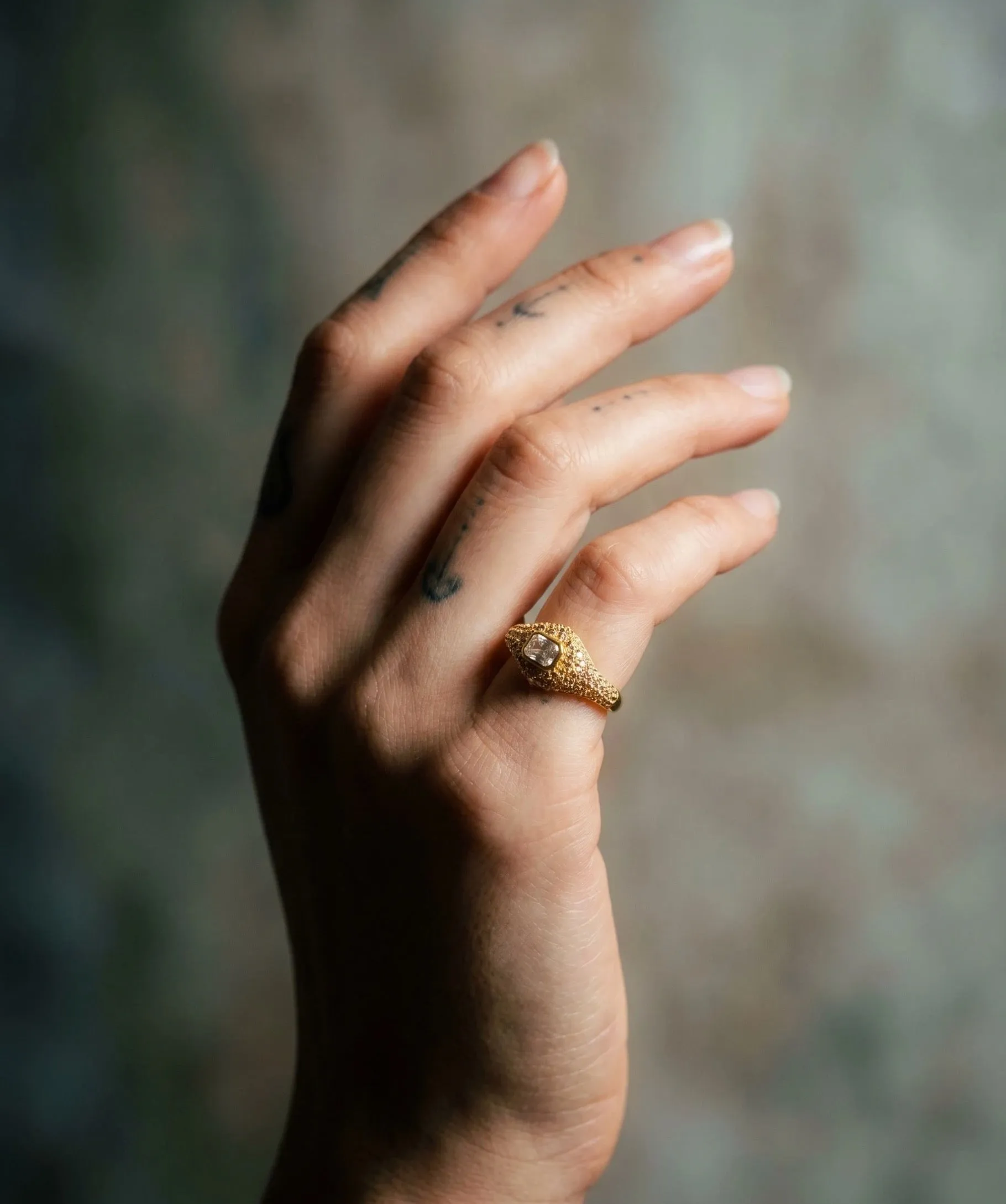 THE ICED OUT PINKY RING sold by The M Jewelers product image thumbnail 2