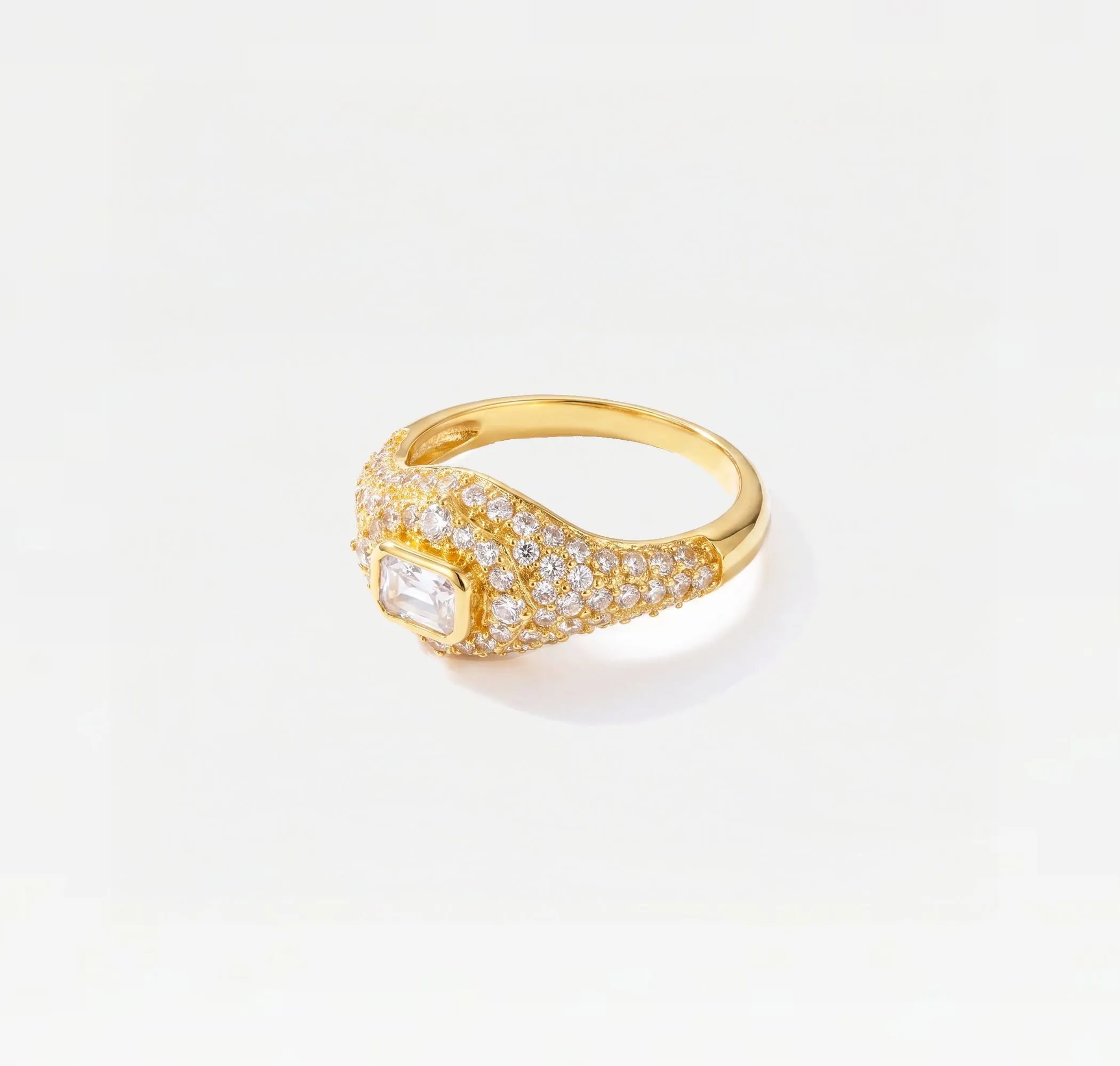 THE ICED OUT PINKY RING sold by The M Jewelers