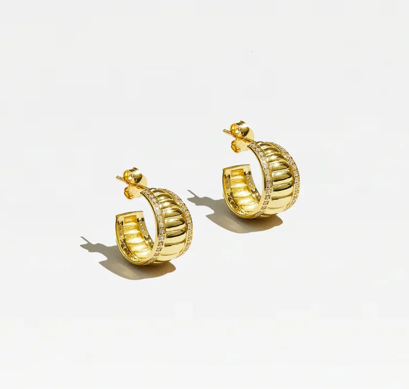 THE DANIELLE & ALIX HUGGIE EARRINGS made by The M Jewelers