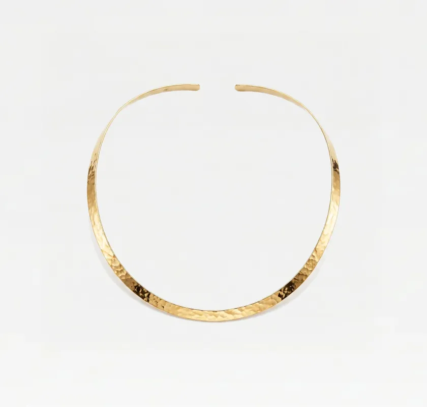 THE HAMMERED COLLAR NECKLACE made by The M Jewelers