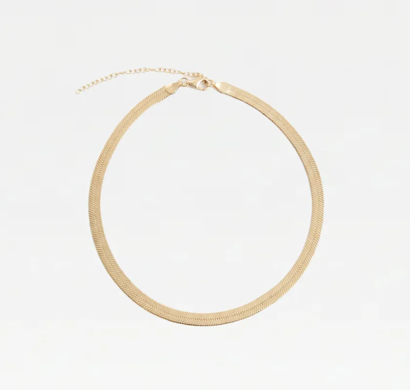 The Flat Chain Choker made by The M Jewelers