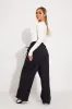 Black Low Rise Oversized Parachute Cargo Pants sold by Nothingbutstyle