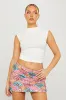 Pink Sequin Diamond Detail Low Rise Mini Skirt sold by Nothingbutstyle