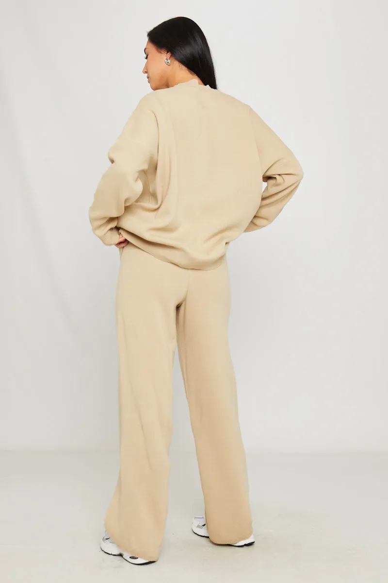 Stone Knit Oversized Swirl Detail Sweater & Joggers Co-Ord sold by Nothingbutstyle product image thumbnail 5