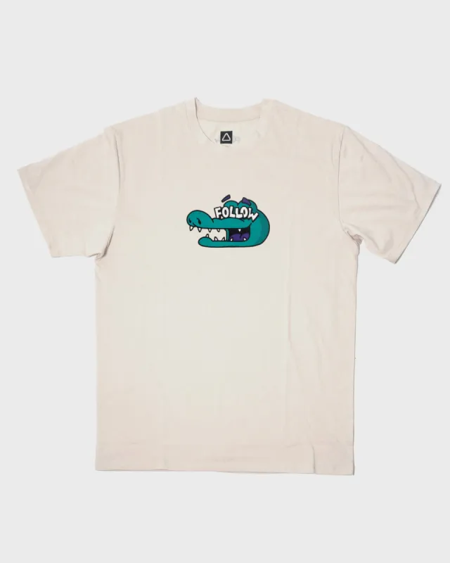 Follow Never You Mind Tee - Natural sold by Follow Wake