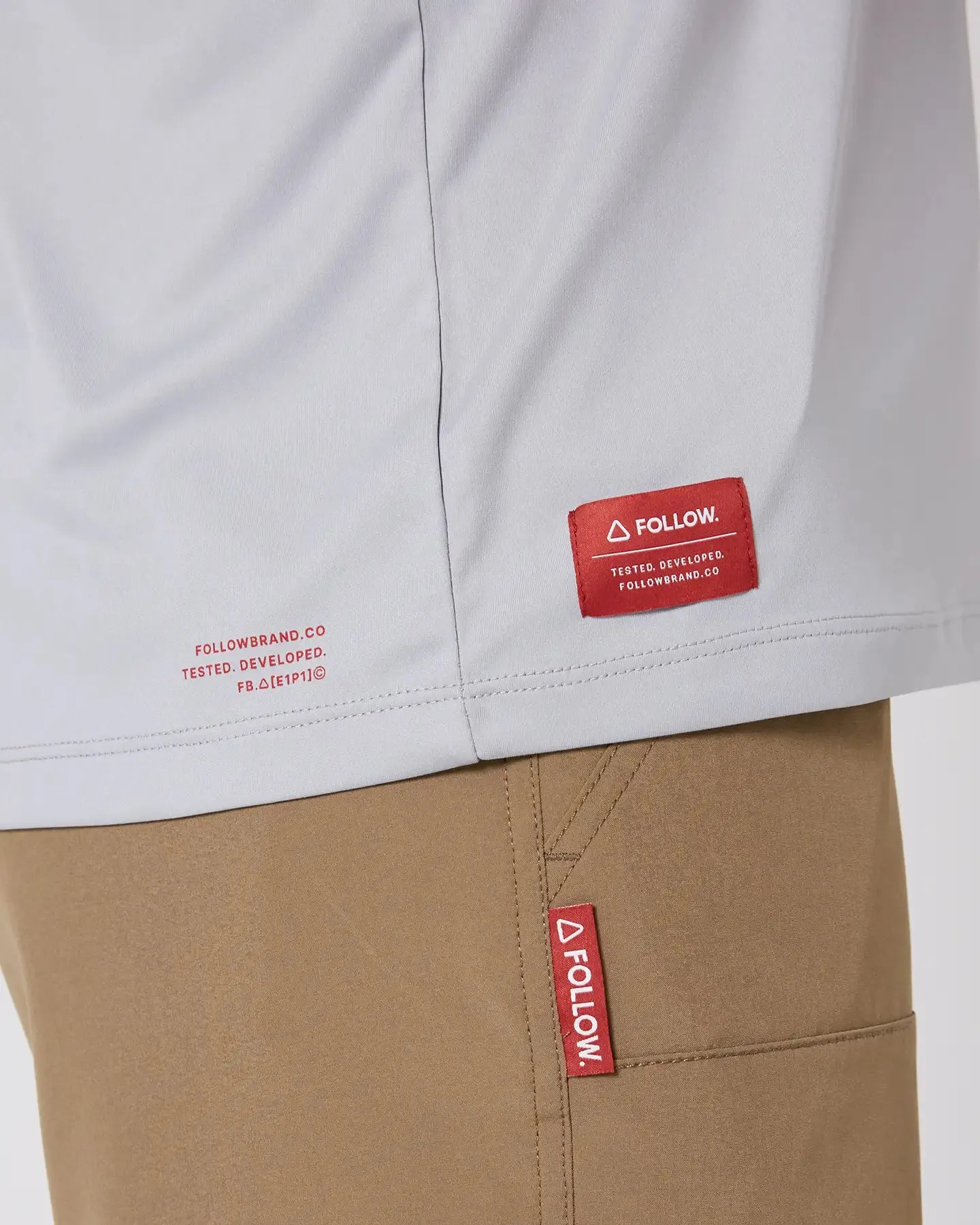 Follow Sun Tee - Light Grey sold by Follow Wake product image thumbnail 5