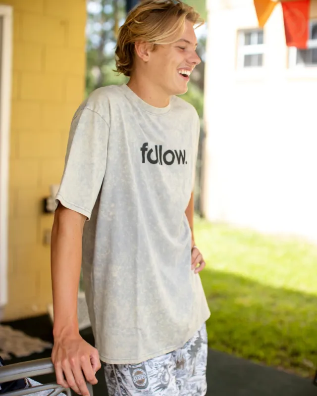 Follow Corp Acid Mens Tee - Grey sold by Follow Wake