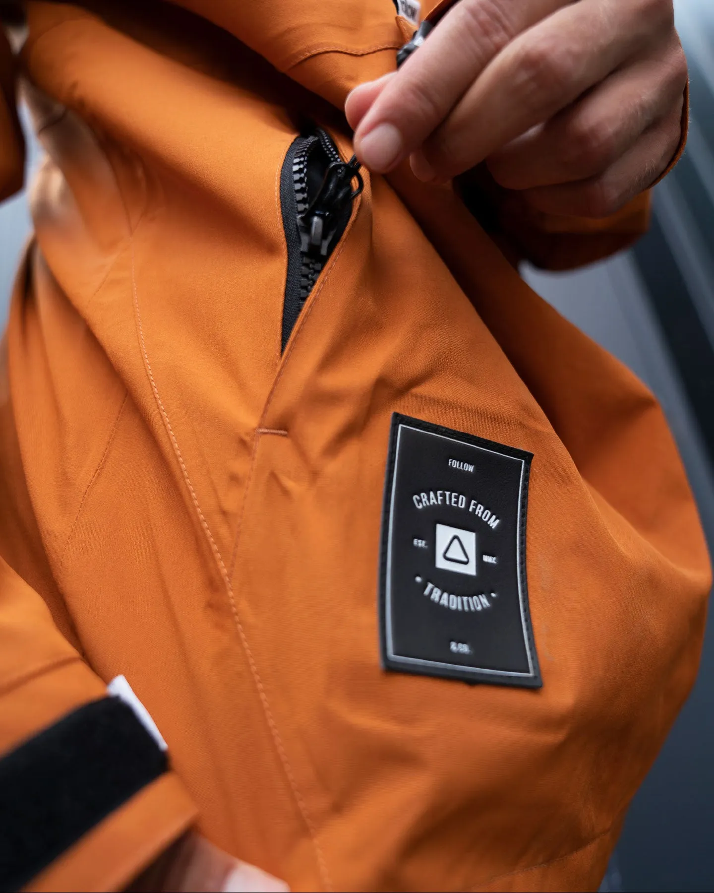 Follow Layer 3.11 Spray Anorak - Ginger sold by Follow Wake product image thumbnail 2