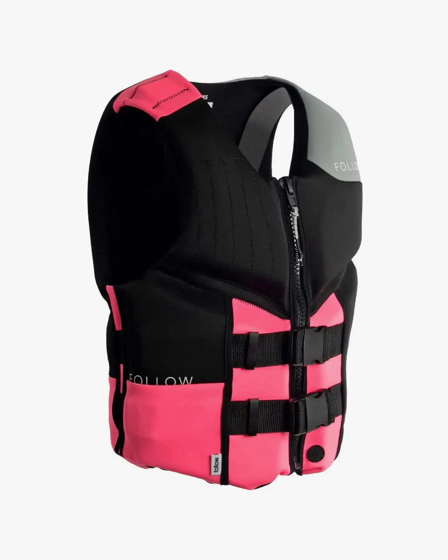 Follow Cure 2 CGA Womens Life Jacket - Pink/Black sold by Follow Wake product image thumbnail 2