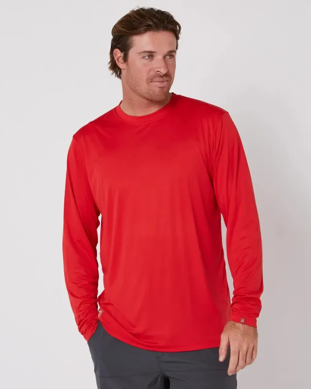 Follow Sun Tee L/S - Dirty Red sold by Follow Wake