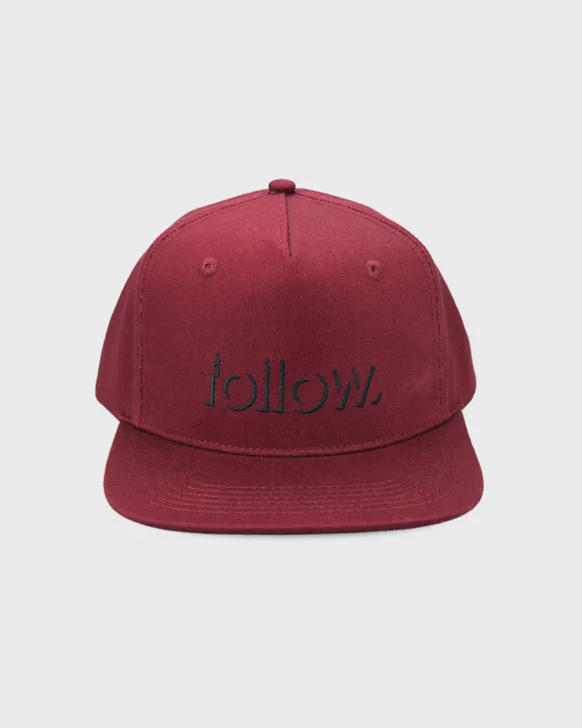 Follow Corp Cap - Maroon made by Follow Wake
