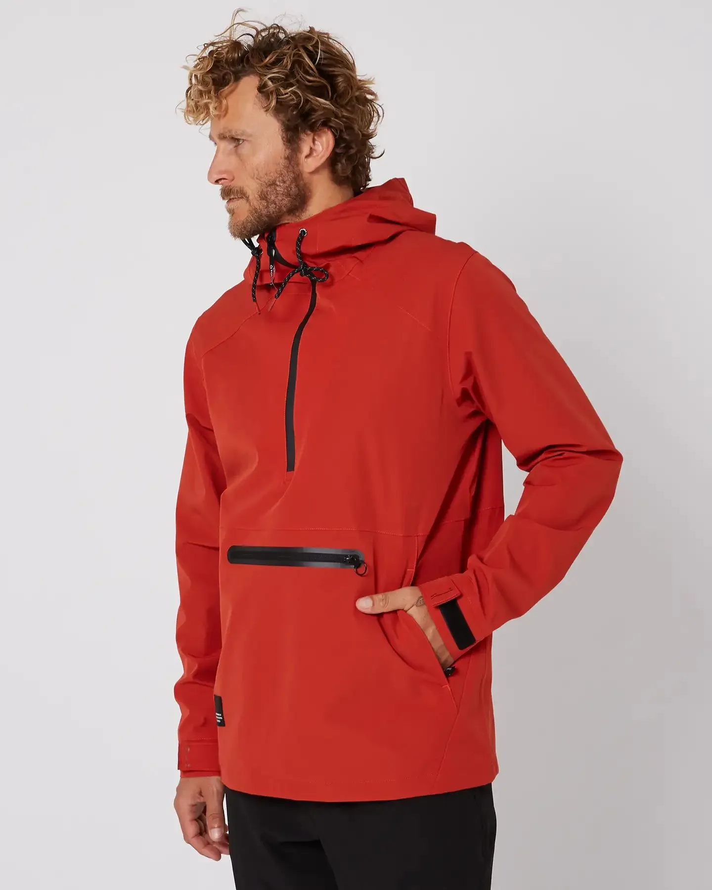 Follow Outer Spray Anorak Jacket - Dirty Red sold by Follow Wake product image thumbnail 2