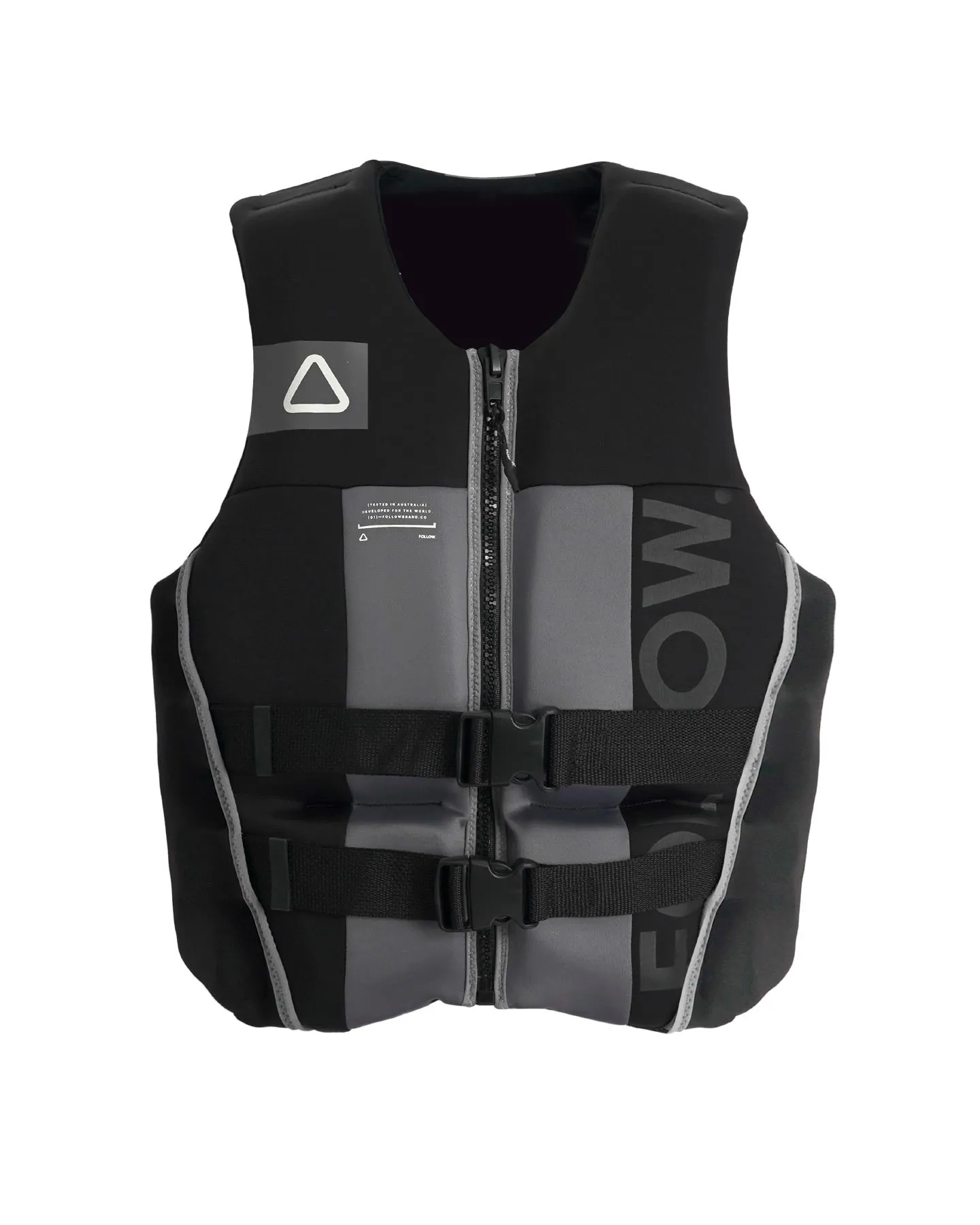 Follow Logo CGA Mens Life Jacket - Black sold by Follow Wake