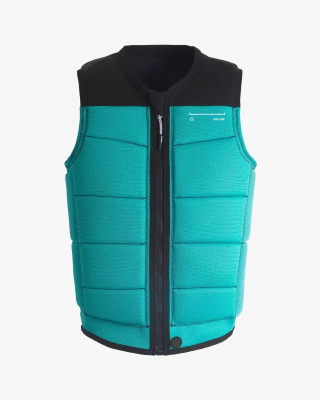 Follow Section Mens Impact Vest - Black/Teal sold by Follow Wake
