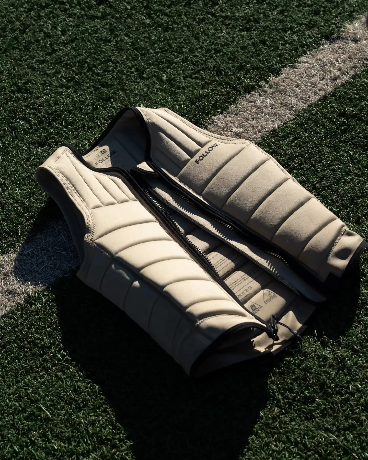 Follow Total Mens Impact Vest - Sand sold by Follow Wake product image thumbnail 4