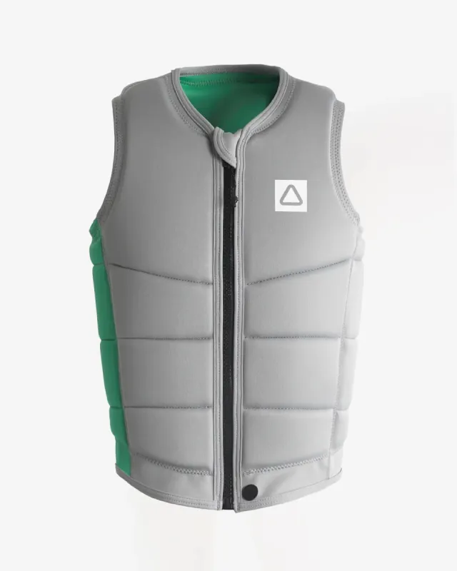 Follow Corp Mens Impact Vest - Grey/Green sold by Follow Wake