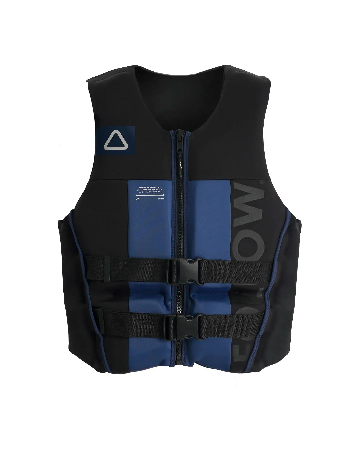 Follow Logo CGA Mens Life Jacket - Black/Blue sold by Follow Wake