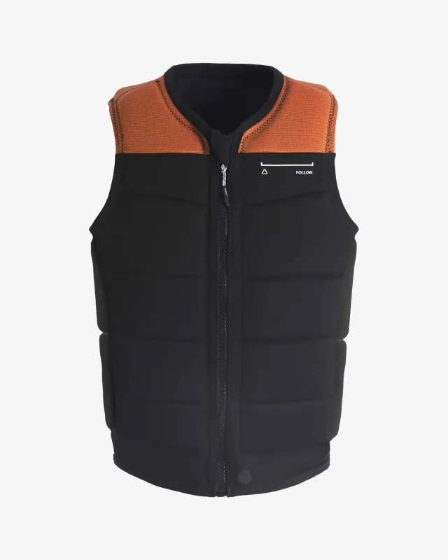 Follow Section Mens Impact Vest - Orange/Black sold by Follow Wake