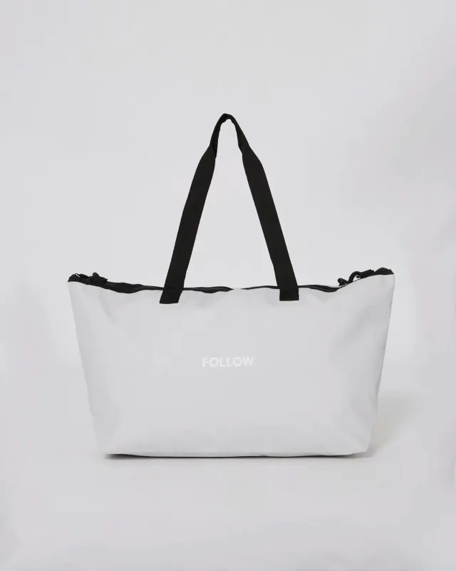 Follow Life Tote Bag - Light Grey sold by Follow Wake