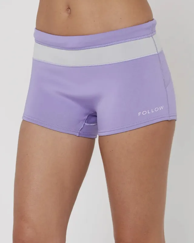 Follow Womens Wetsuit Shorts - Purple sold by Follow Wake