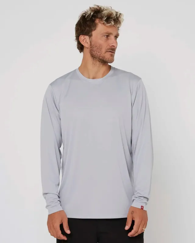 Follow Water Tee L/S - Light Grey sold by Follow Wake