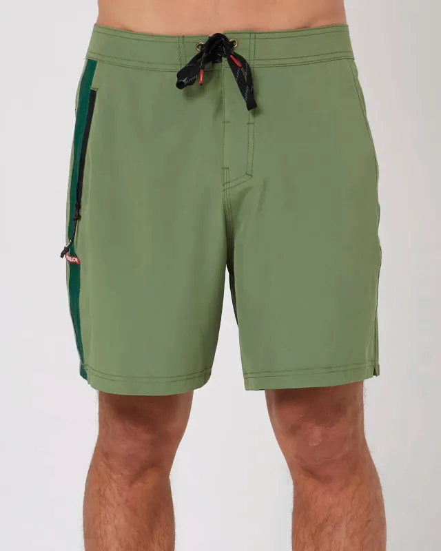 Follow Water Boardie - Olive sold by Follow Wake