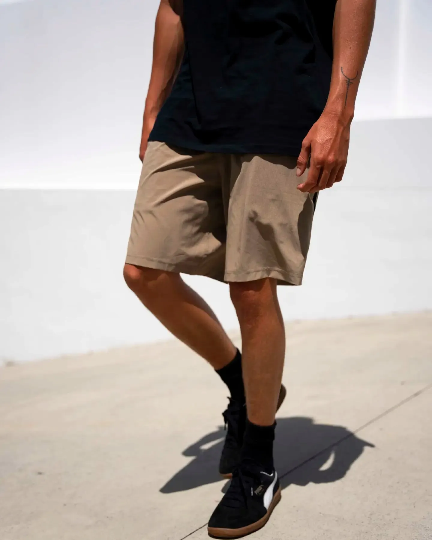 Follow Tech Shorts - Deep Taupe sold by Follow Wake product image thumbnail 3