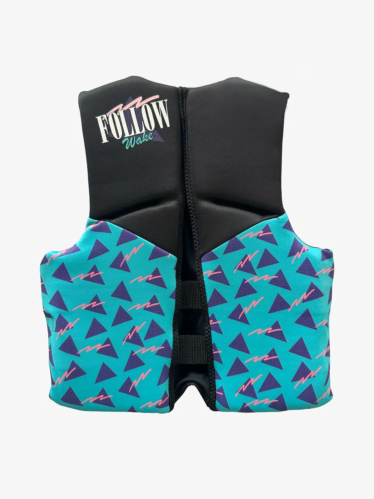 Follow Grommy CGA Youth Life Jacket - Black/Teal sold by Follow Wake product image thumbnail 2