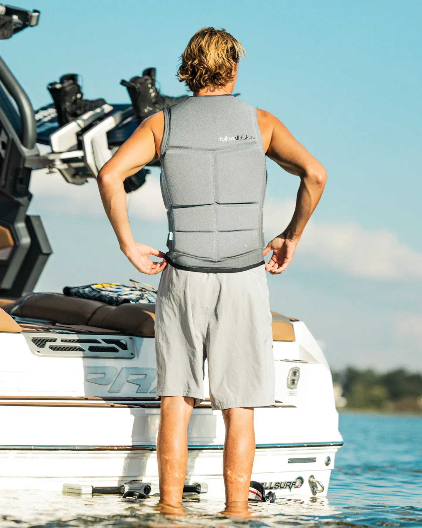 Follow Division 2 Mens Impact Vest - Grey sold by Follow Wake product image thumbnail 3