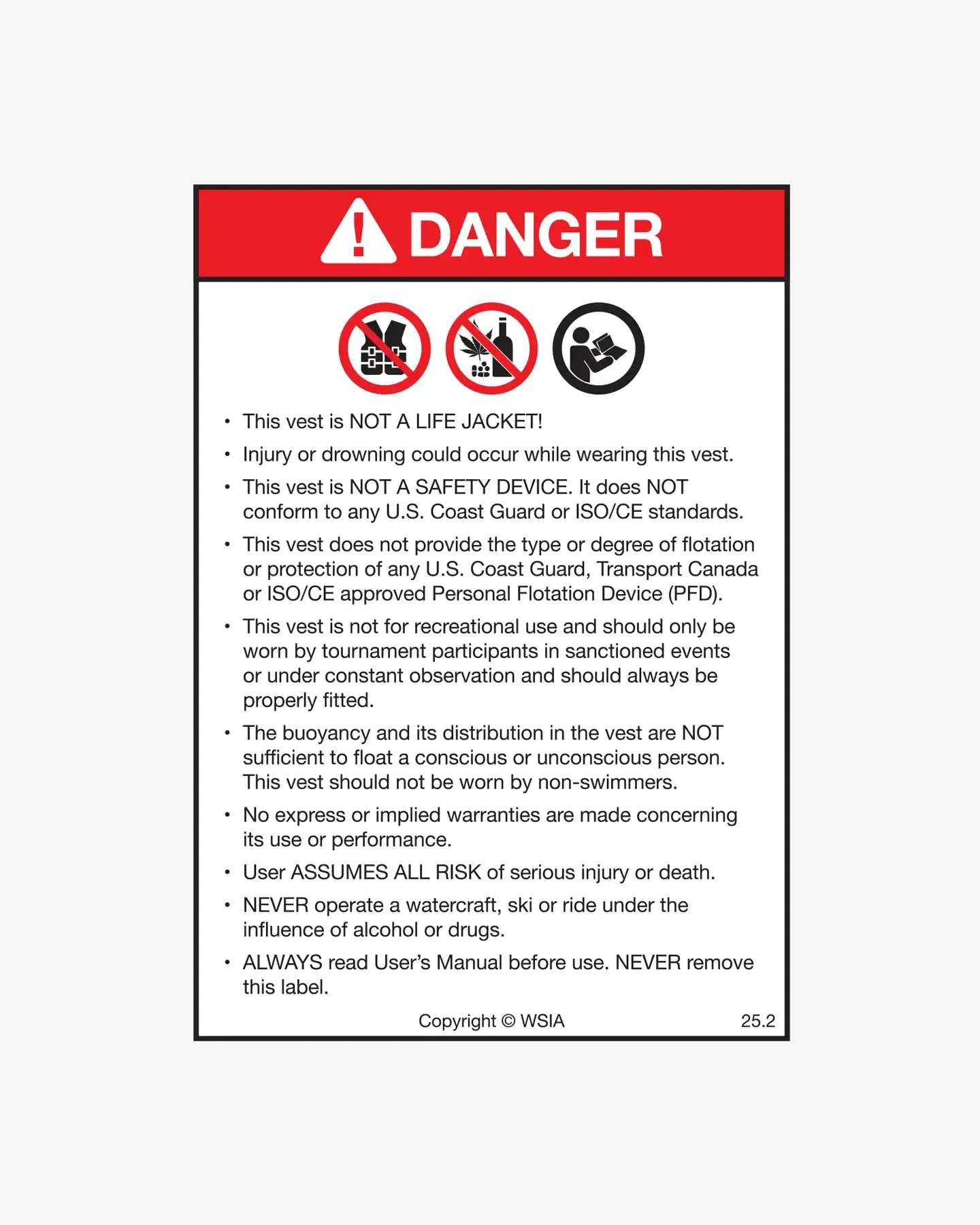 Follow Division 2 Mens Impact Vest - Grey sold by Follow Wake product image thumbnail 4