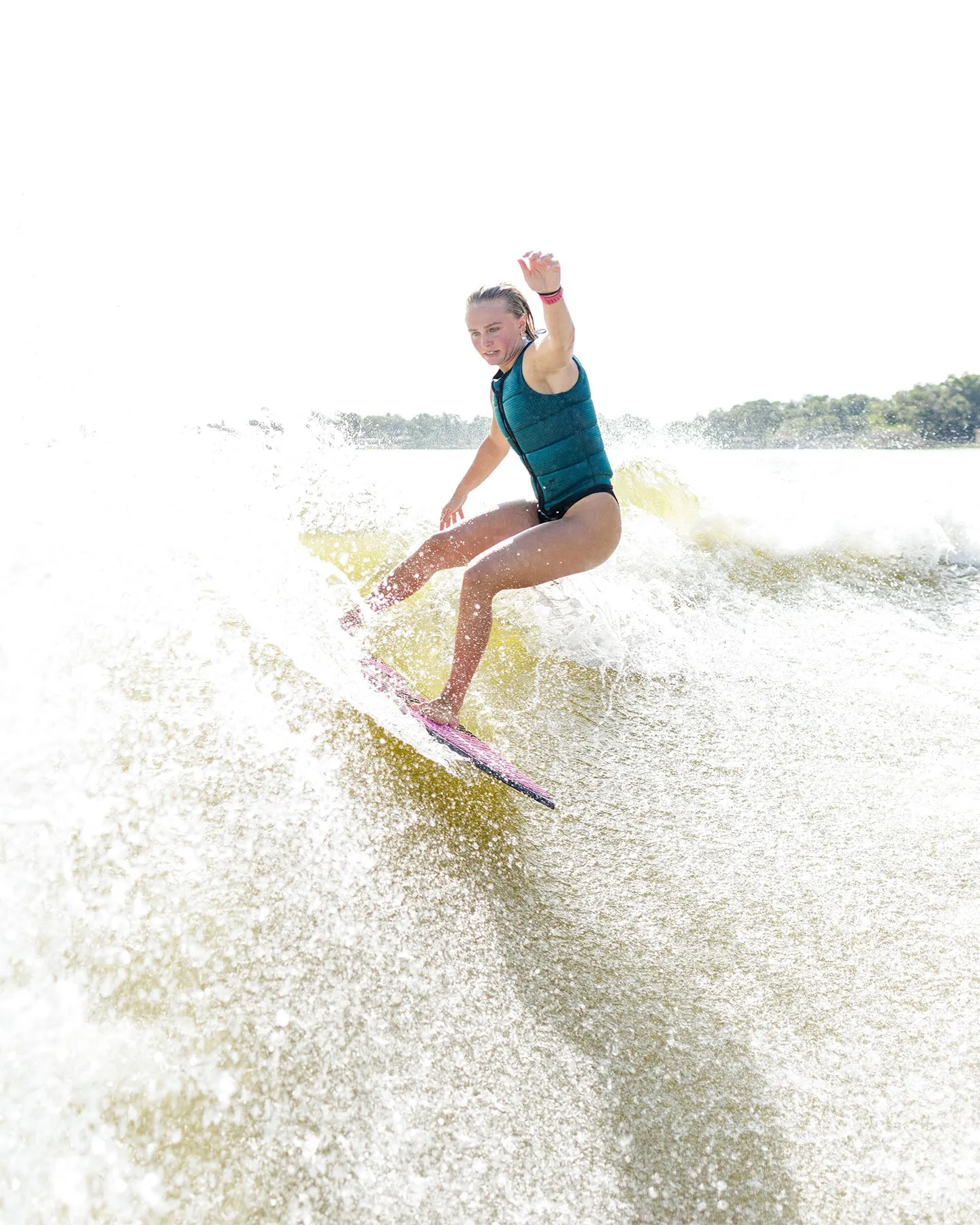 Follow P1 Traction Womens Impact Vest - Emerald sold by Follow Wake product image thumbnail 5