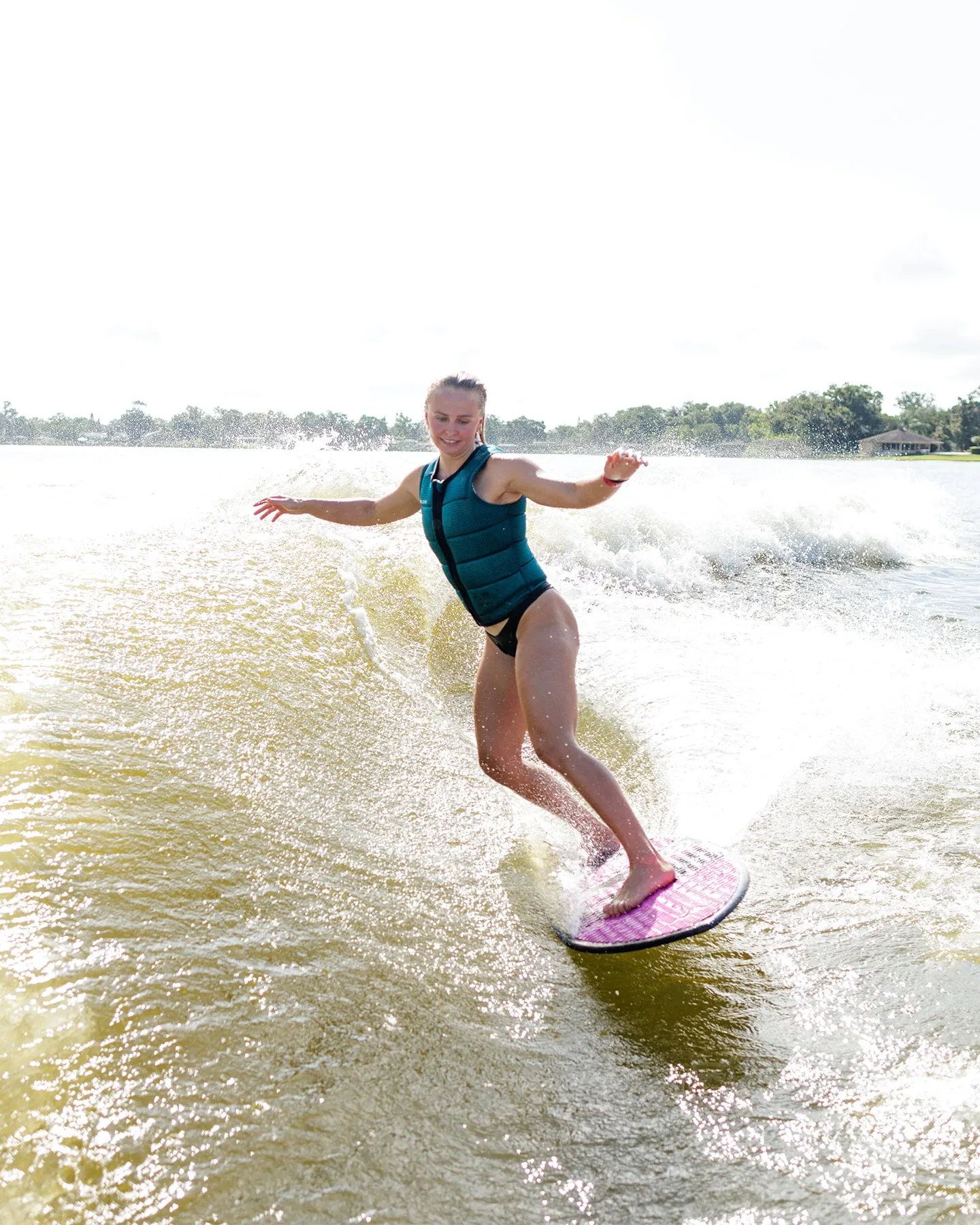 Follow P1 Traction Womens Impact Vest - Emerald sold by Follow Wake product image thumbnail 4