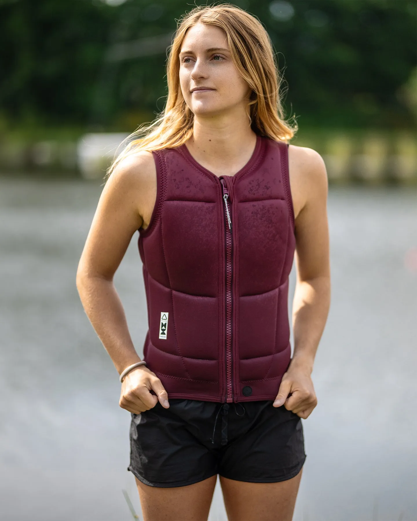 Follow Finesse Impact Vest - Maroon sold by Follow Wake product image thumbnail 3