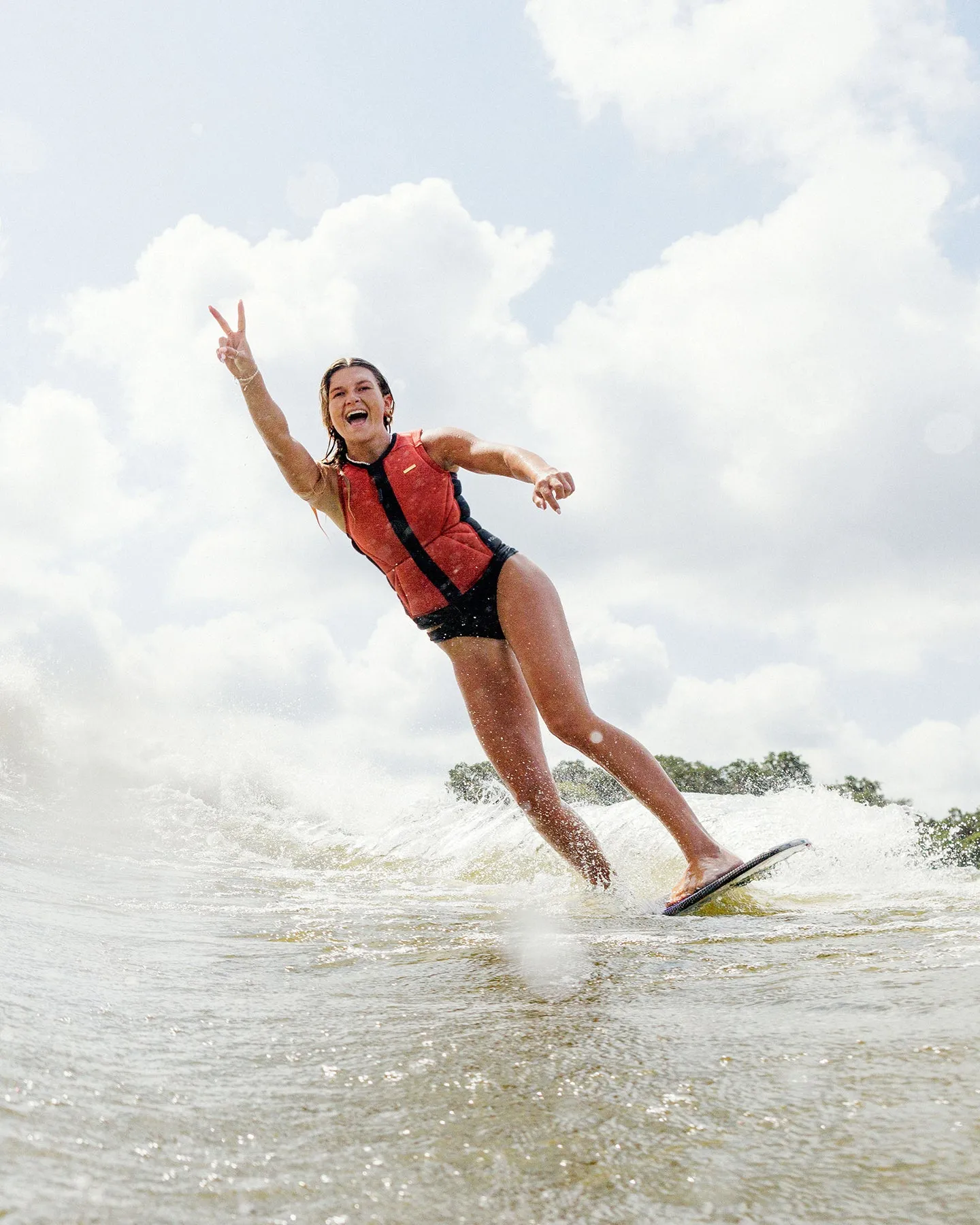 Follow Cleo Impact Vest - Coral sold by Follow Wake product image thumbnail 2