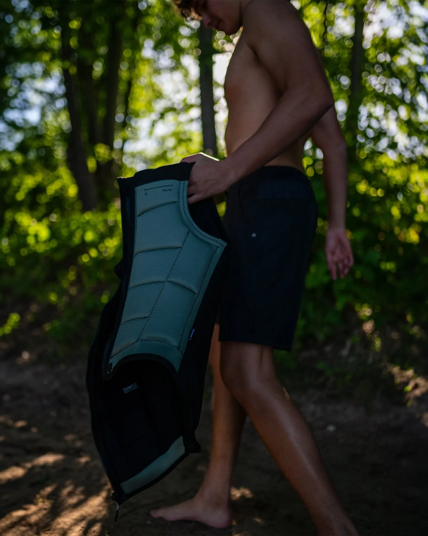 Follow Section Mens Impact Vest - Black/Petina sold by Follow Wake product image thumbnail 4