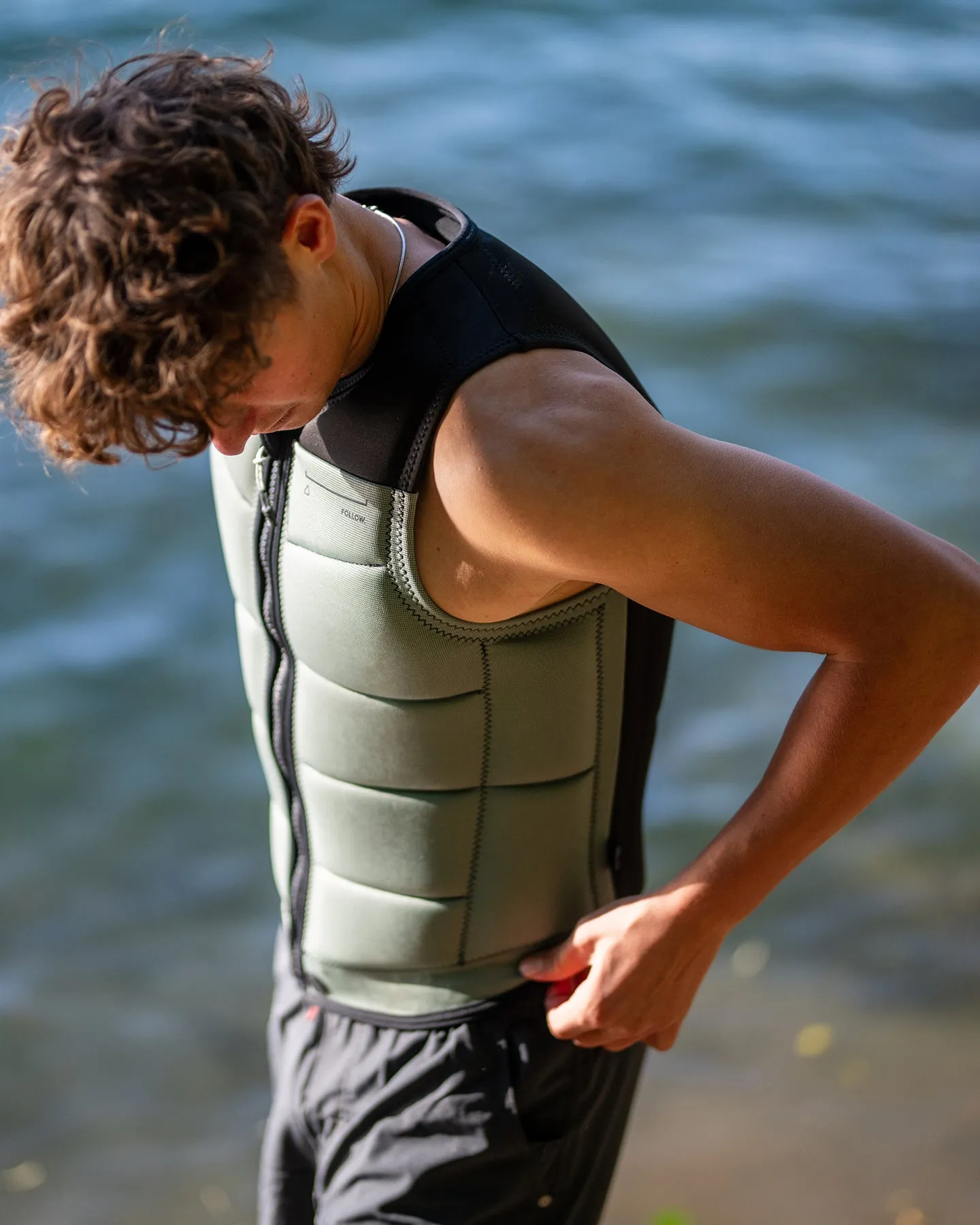 Follow Section Mens Impact Vest - Black/Petina sold by Follow Wake product image thumbnail 5