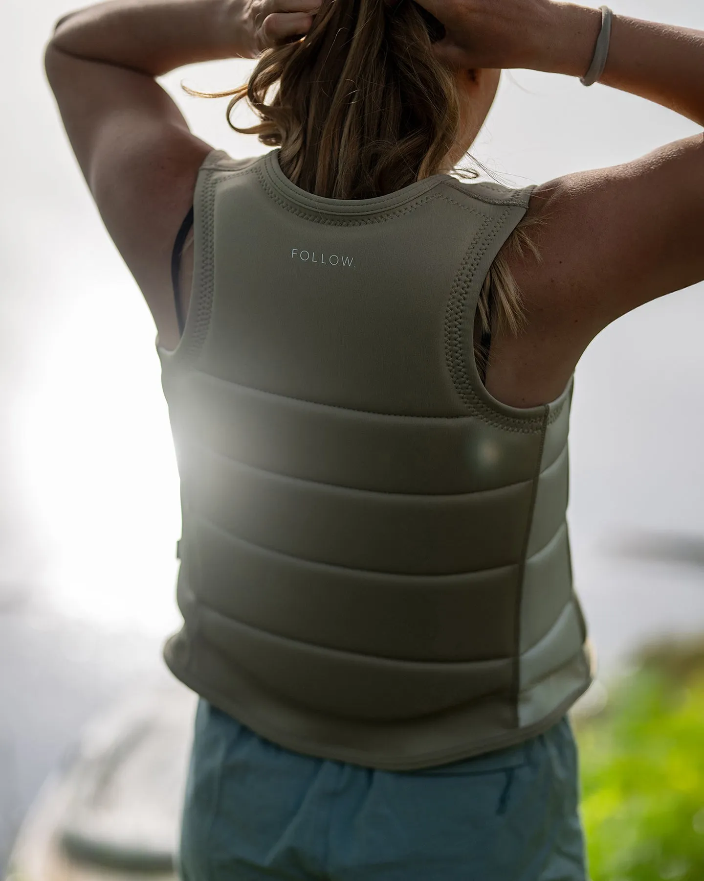 Follow Corp Womens Impact Vest - Sand sold by Follow Wake product image thumbnail 4