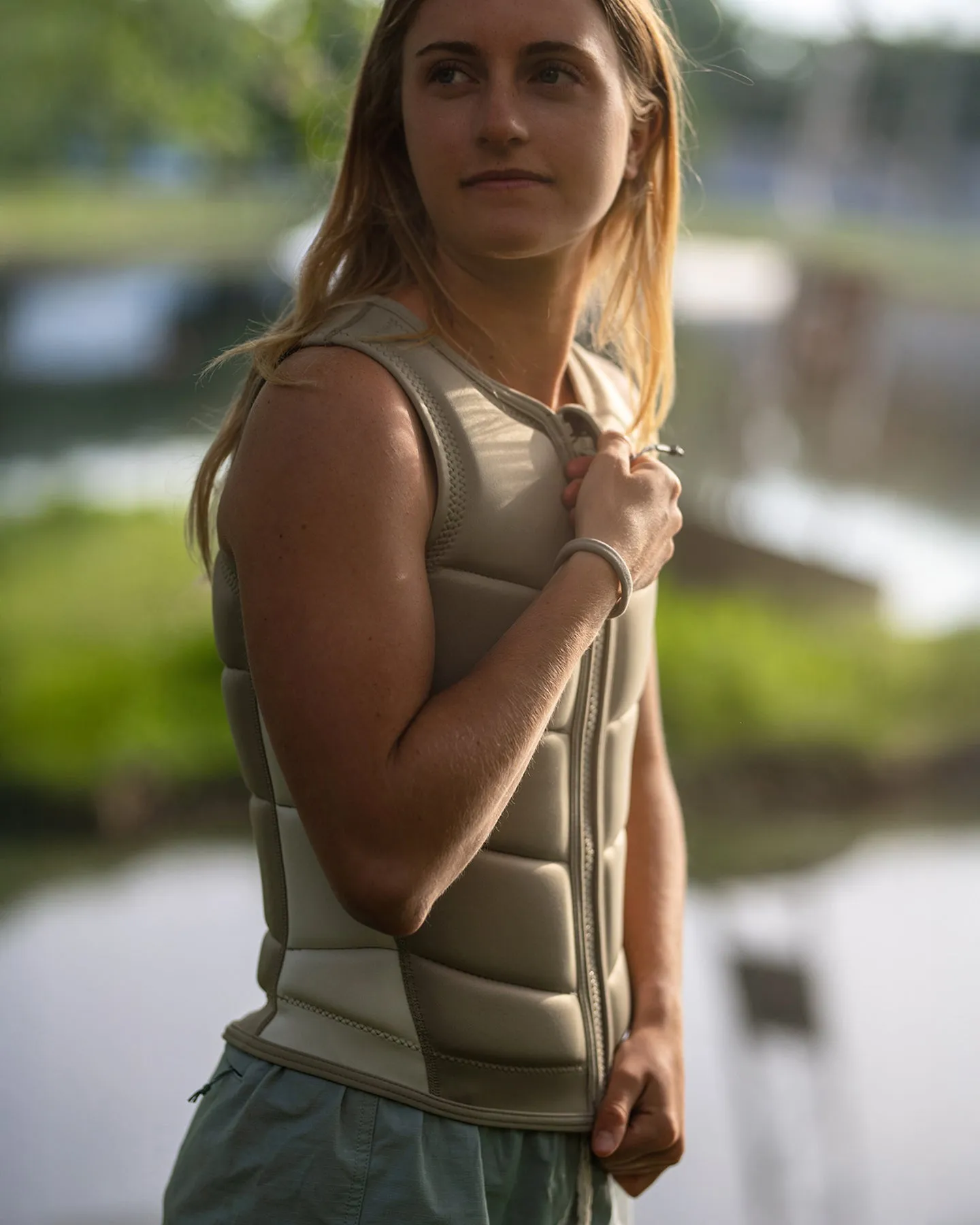 Follow Corp Womens Impact Vest - Sand sold by Follow Wake product image thumbnail 2