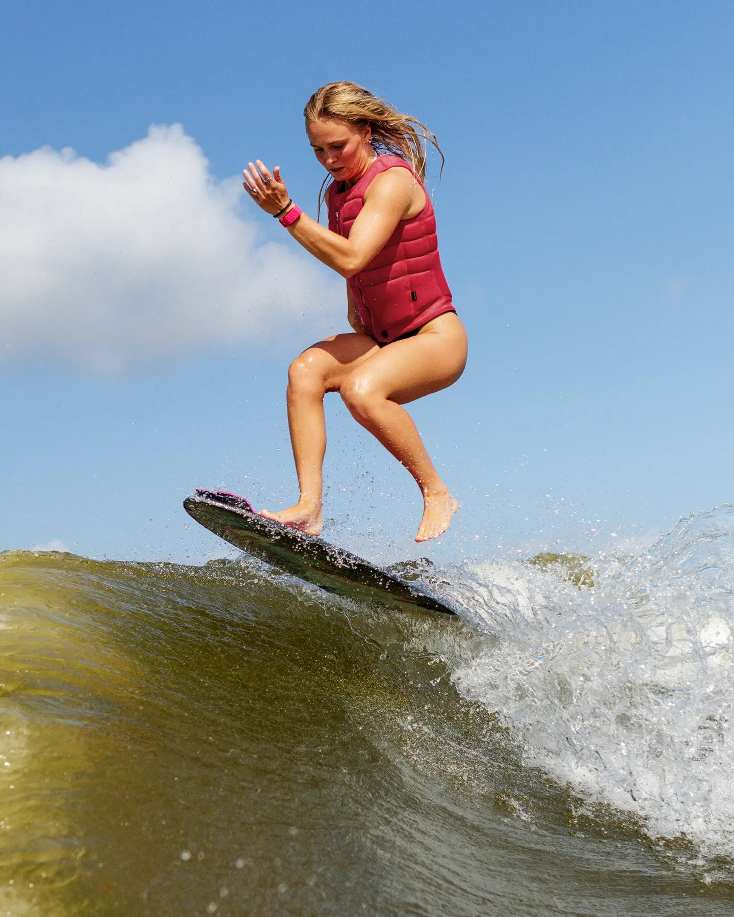 Follow Total Womens Impact Vest - Azalea sold by Follow Wake product image thumbnail 4