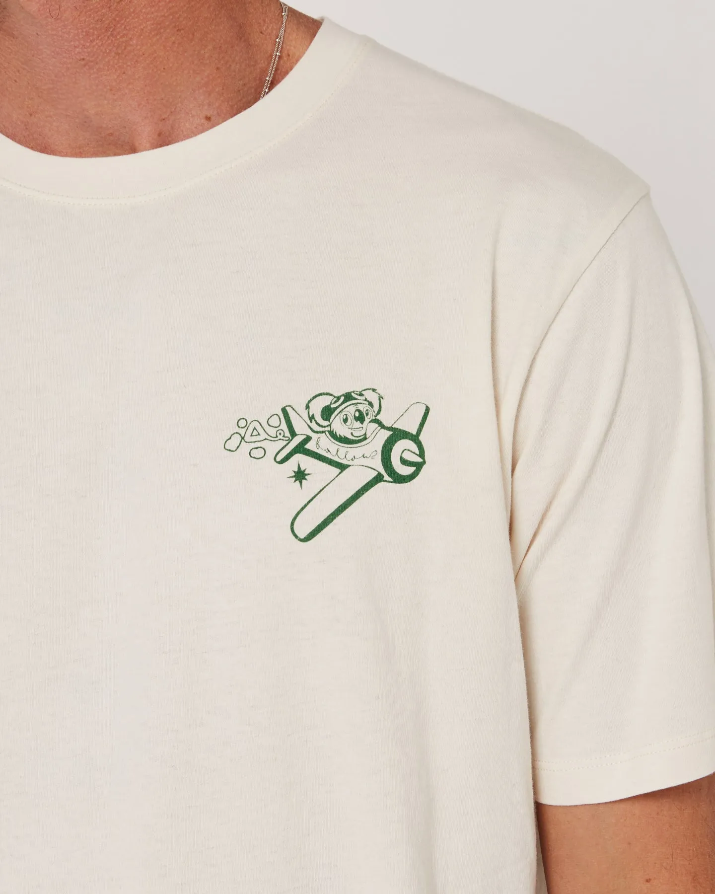 Follow Moment Tee - Cream sold by Follow Wake product image thumbnail 5