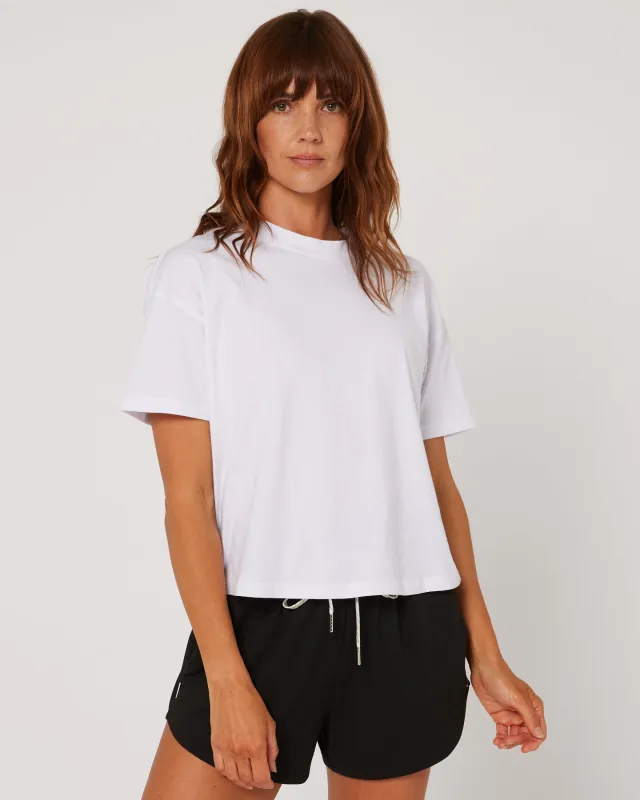 Follow Rhea Oversized Tee - White made by Follow Wake
