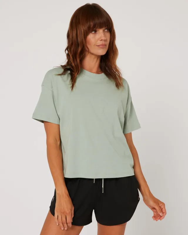 Follow Rhea Oversized Tee - Light Petina made by Follow Wake