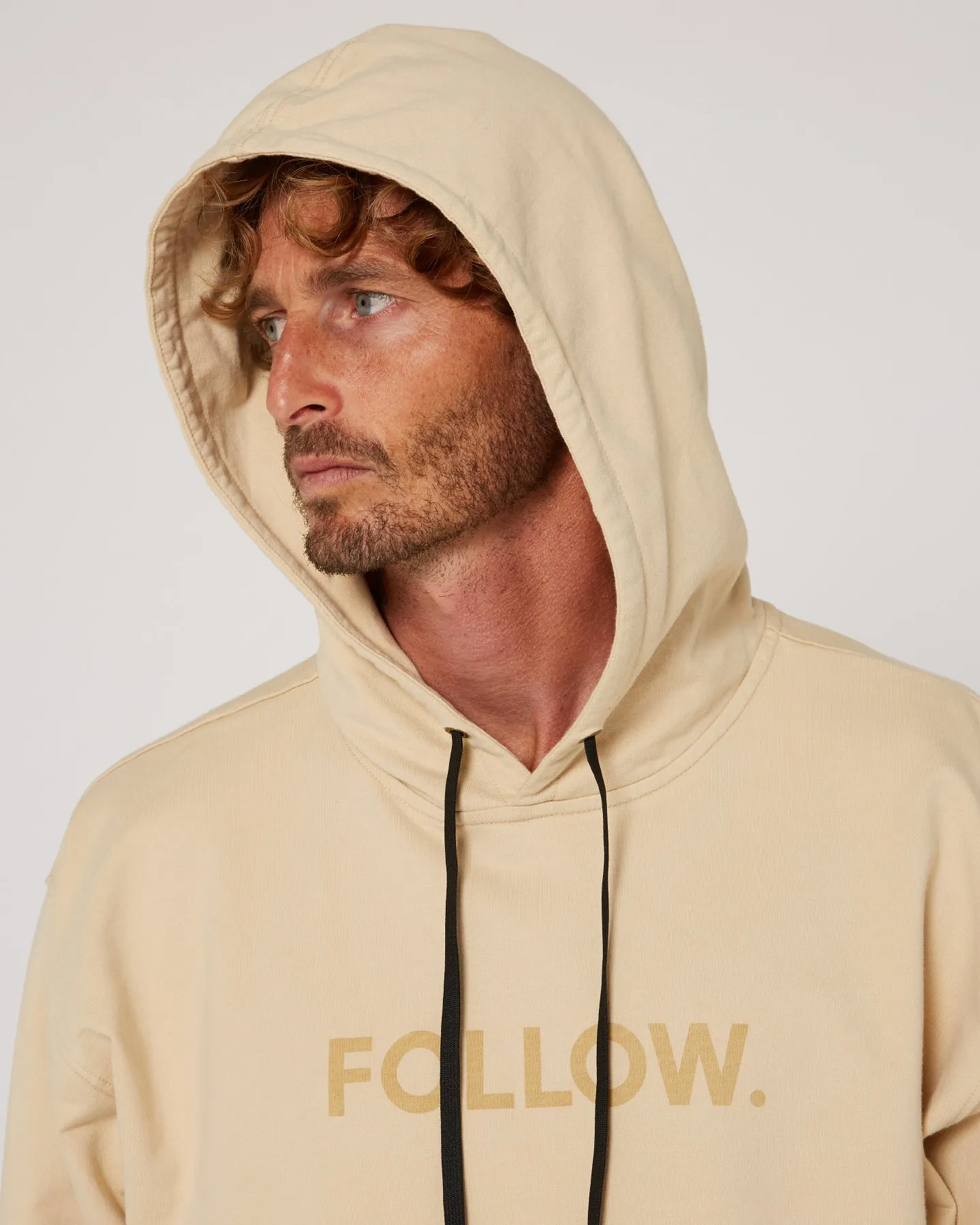 Follow Logo Hoody - Sand sold by Follow Wake product image thumbnail 5
