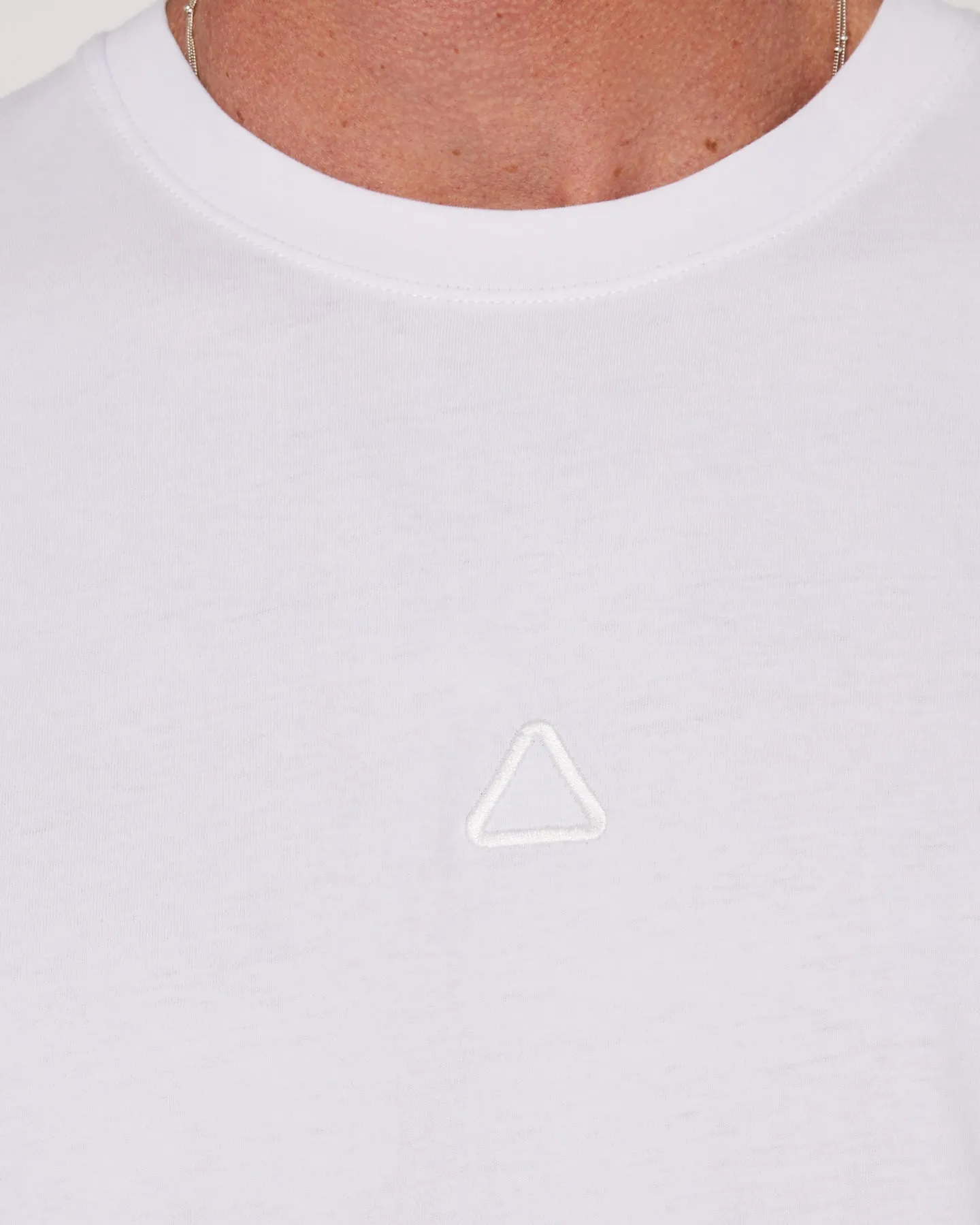Follow Stitched Tee - White sold by Follow Wake product image thumbnail 3