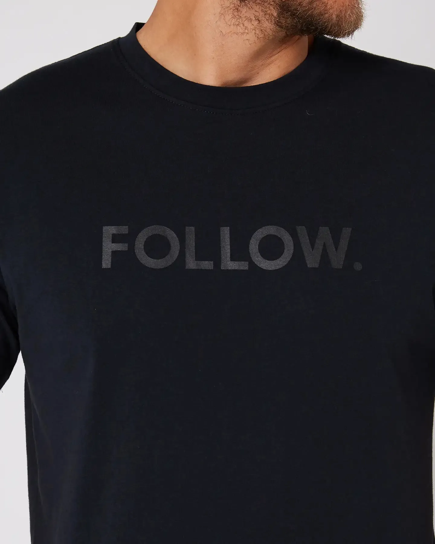 Follow Logo Tee - Black sold by Follow Wake product image thumbnail 5