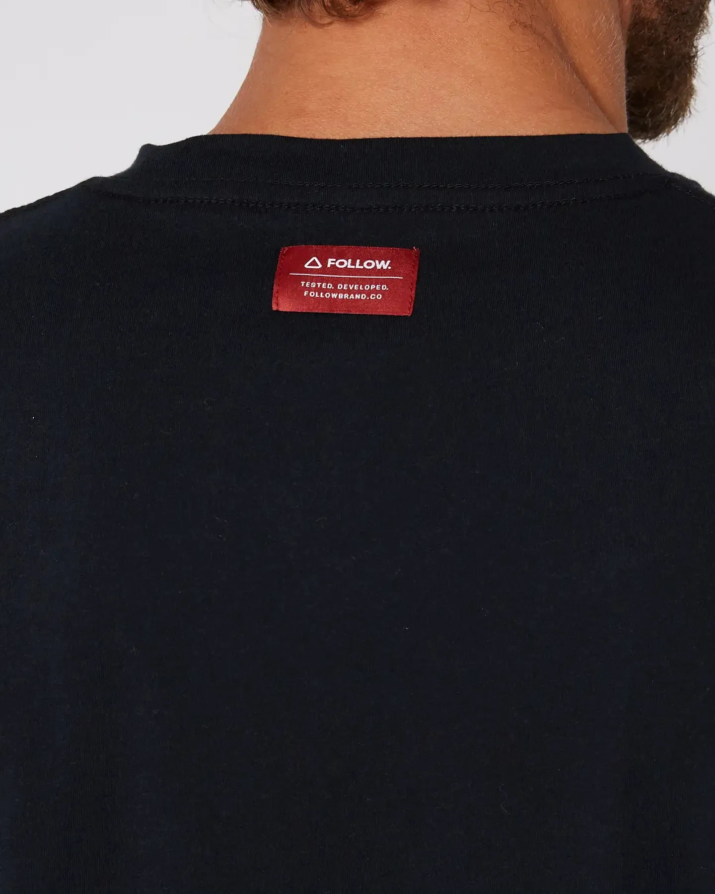 Follow Logo Tee - Black sold by Follow Wake product image thumbnail 4