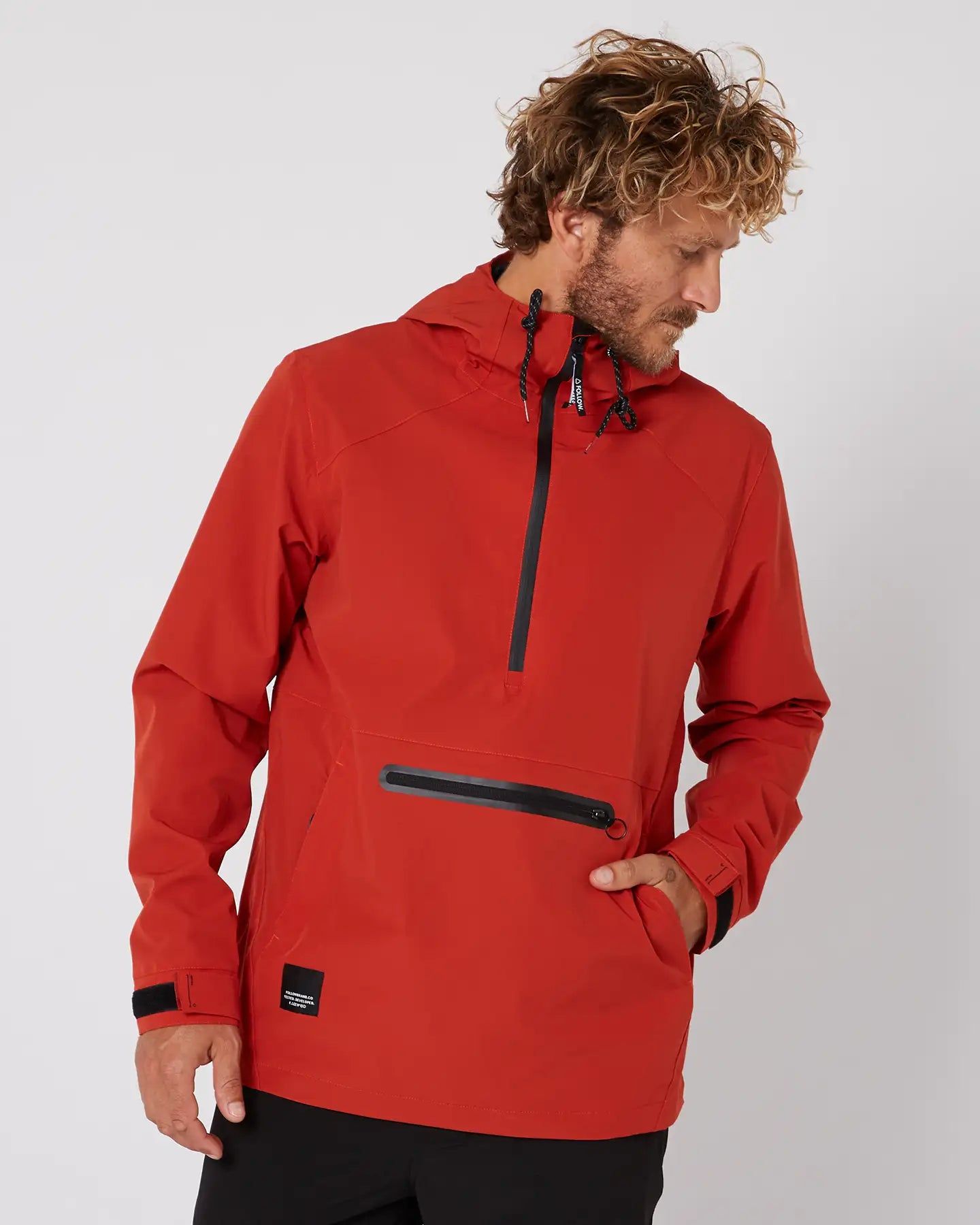 Outer Spray Anorak - Dirty Red sold by Follow Wake